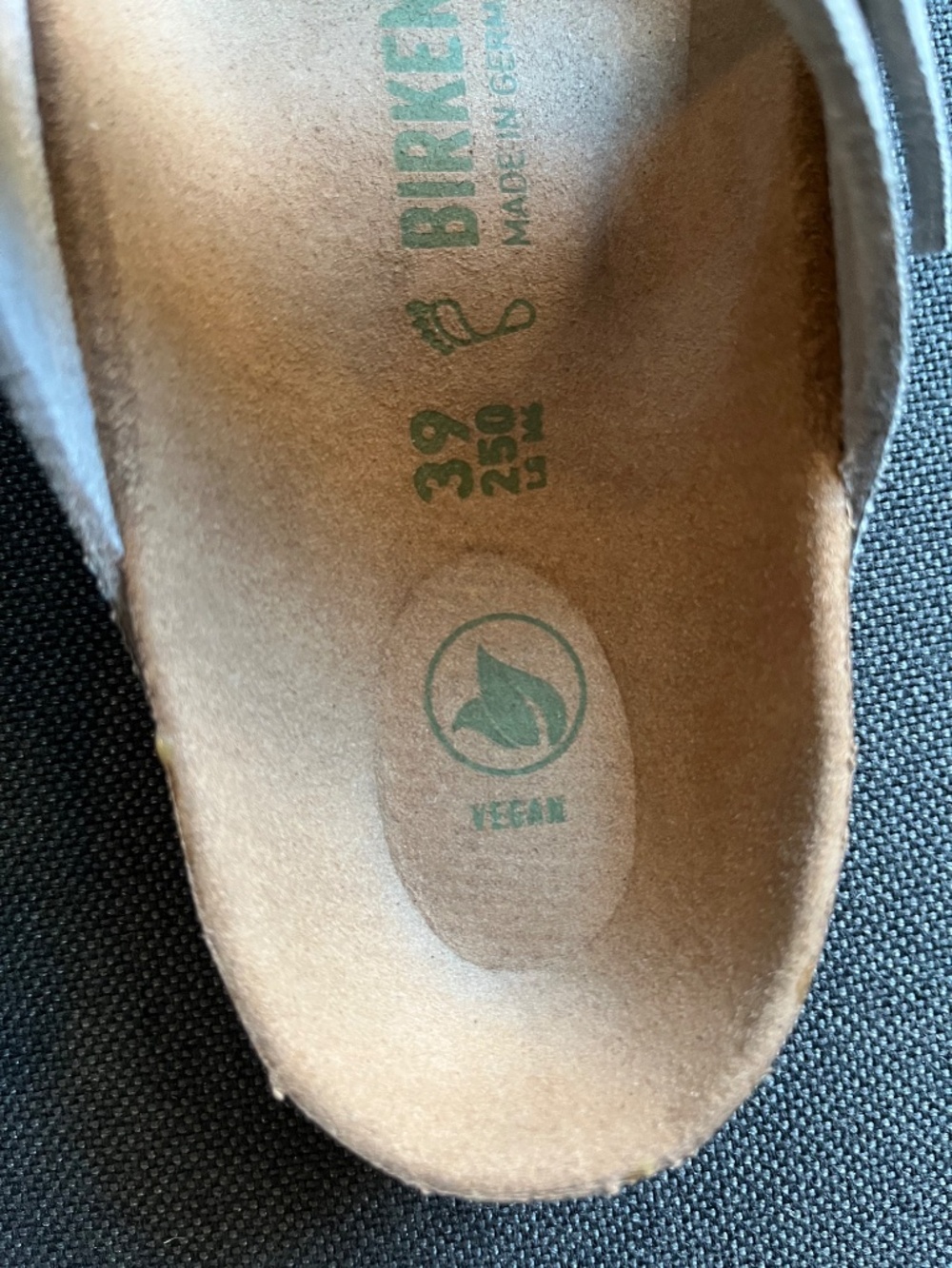 Birkenstock Arizona Vegan Textile size 39 regular/wide - Picture 3 of 6